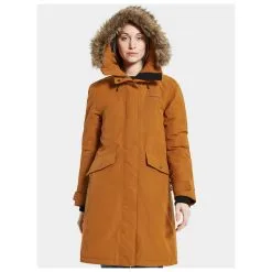 DIDRIKSONS Women's Erika Parka 3 - Mantel -Ski-Ausrüstung Verkauf didriksons womens erika parka 3 mantel detail 4