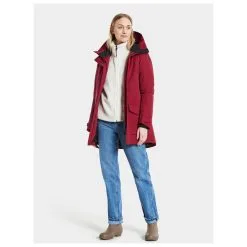 DIDRIKSONS Women's Frida Parka 6 - Mantel 22 DIDRIKSONS Women's Frida Parka 6 - Mantel -Ski-Ausrüstung Verkauf didriksons womens frida parka 6 mantel detail 6