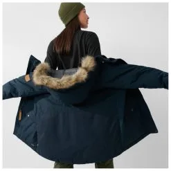 FJÄLLRÄVEN Women's Singi Down Jacket - Parka -Ski-Ausrüstung Verkauf fjaellraeven womens singi down jacket parka detail 4