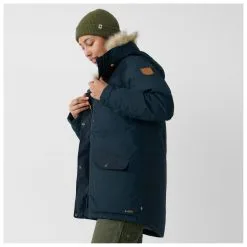 FJÄLLRÄVEN Women's Singi Down Jacket - Parka -Ski-Ausrüstung Verkauf fjaellraeven womens singi down jacket parka detail 5