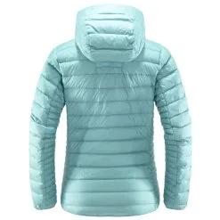 Ski-Ausrüstung Verkauf -Ski-Ausrüstung Verkauf hagloefs womens micro nordic down hood daunenjacke detail 2