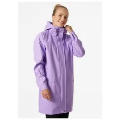 Helly Hansen Women's Moss Rain Coat - Mantel -Ski-Ausrüstung Verkauf helly hansen womens moss rain coat mantel detail 3