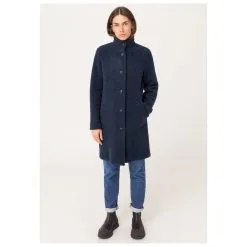 Hessnatur Women's Wollfleece Mantel - Wollparka -Ski-Ausrüstung Verkauf hessnatur womens wollfleece mantel wollparka detail 3