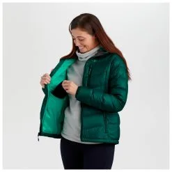 Outdoor Research Women's Transcendent Down Hoody - Daunenjacke -Ski-Ausrüstung Verkauf outdoor research womens transcendent down hoody daunenjacke detail 6