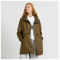 Selfhood Women's Mid Length Parka - Mantel -Ski-Ausrüstung Verkauf selfhood womens mid length parka mantel detail 2
