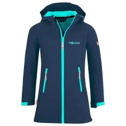 TROLLKIDS Girl's Lillesand Coat - Softshelljacke -Ski-Ausrüstung Verkauf trollkids girls lillesand coat softshelljacke 2