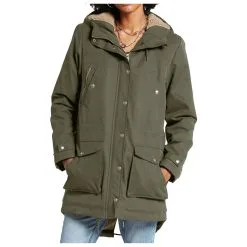 Volcom Women's Walk On By 5K Parka - Mantel -Ski-Ausrüstung Verkauf volcom womens walk on by 5k parka mantel 1